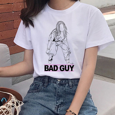 Billie Eilish Bad Guy Aesthetic T-Shirt