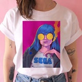 vaporwave aesthetic t shirt women Japanese david bowie tshirt female clothing vintage Graphic t-shirt hIP hop harajuku Casual