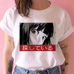 vaporwave aesthetic t shirt women Japanese david bowie tshirt female clothing vintage Graphic t-shirt hIP hop harajuku Casual