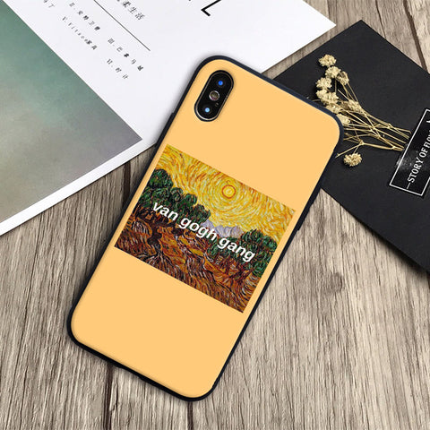 Van Gogh Gang Aesthetic iPhone Case